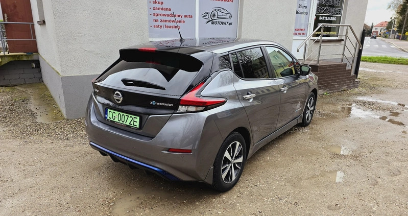 Nissan Leaf cena 72990 przebieg: 48000, rok produkcji 2018 z Nowe Miasto Lubawskie małe 254